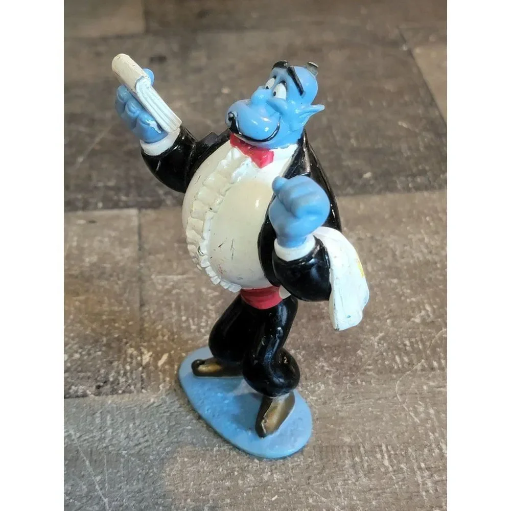 Disney Mattel 1992 Aladdin Genie waiter toy figure‎